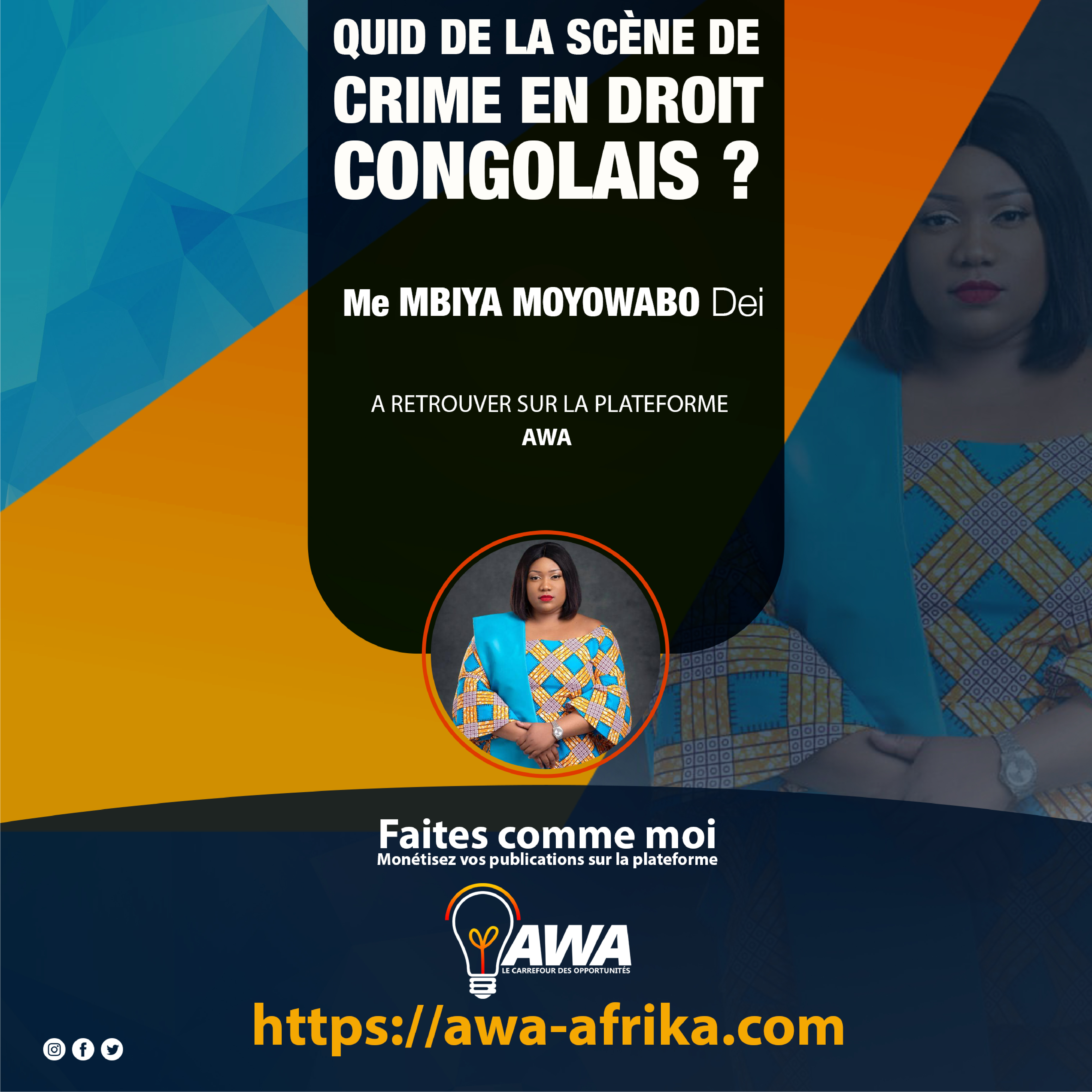 Quid de la scène de crime en droit congolais  